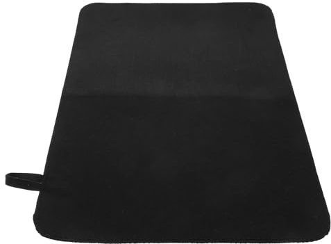Healifty Tapis de Sauna en Feutre Épais Isolant, Coussin Siège Portable Imperméable, Tapis Intérieur Isolant pour Salle, Spa et Maison, Protection Thermique et Confort Solide, Noir