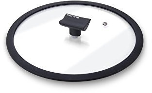 Moneta Coperchio Piatto, Bordo in Silicone, 28 cm