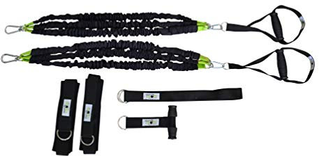 BodyCROSS Bungee Trainer System | Widerstandstrainer inkl. Übungsanleitung | Made in Germany (BTS 60)