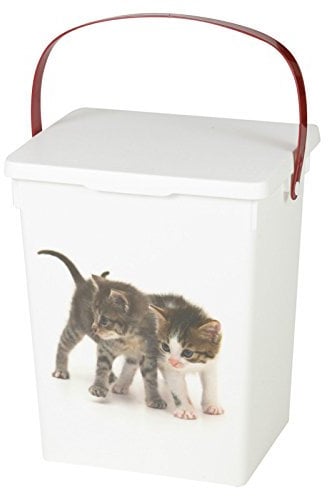 URBNLIVING PETS Assorted Table Top 5L Recycling Cat Storage Bin