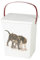 URBNLIVING PETS Assorted Table Top 5L Recycling Cat Storage Bin