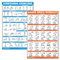 QuickFit 2 Pack - Stretching Exercises and Sliding Bench Workout Poster Set - Compatible with Total Gym & Weider Ultimate Body Works (LAMINATED, 18 x 24)