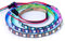 BTF-LIGHTING WS2812 ECO 1M 60 LEDs RGB Individuell adressierbar WS2812 Legierungsdraht 60Pixels/m 5050 SMD Flexibler Streifen Schwarz PCB DC5V für Heimdekoration IP30 Nicht-Wasserdicht(Nur Streifen)