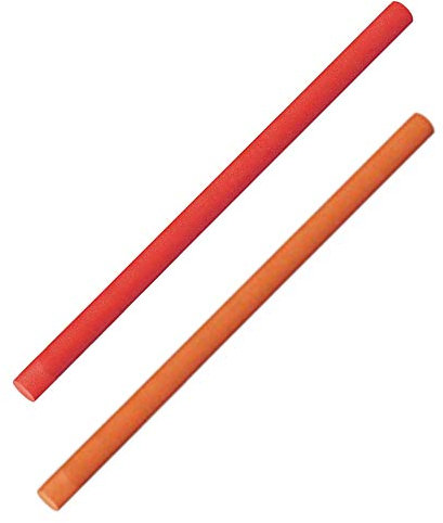 COMFY Original Poolnudel Schwimmnudel 2er Set, rot + orange