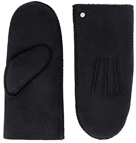 Roeckl Herren Berchtesgaden Faeustling Lederhandschuhe, Black, 9.5