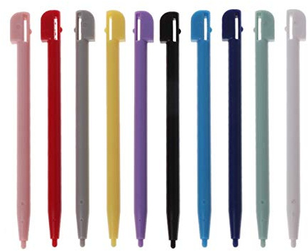 Ocity - Lápiz capacitivo de plástico para pantalla táctil de repuesto para Nintendo DS Lite NDSL (10 unidades)