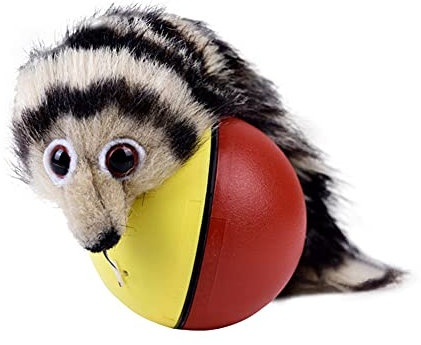 GEQIAN Unique Pet Toy Dog Creative Beaver Ball - Electric Weasel Rolling Jump Toy Moving in The Water