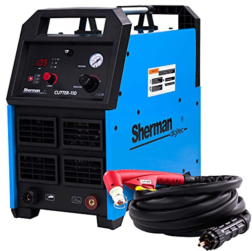 Sherman CUTTER 110 Plasmaschneider 400V 105A, IGBT, 2T 4T, TEST, HF Anwendung, Cutting bis 40mm Schneidleistung, Plasma Cutter, Plasma Cut, Plasmaschneidgerät TRAFIMET A101/6m