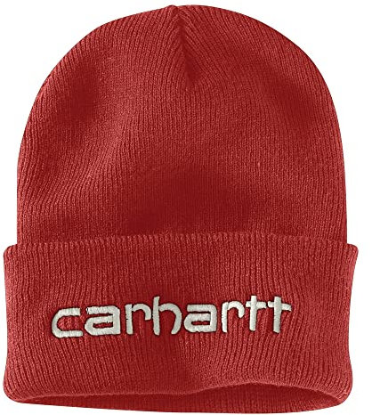 Carhartt Unisex Teller Hat Beanie Hat, Einheitsgröße, Chili Pepper