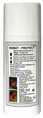 sonntagseifen Robot Protect, Handcreme mit Bienenwachs, Pflege und Schutz für beanspruchte Hände, Ökodispenser 150 ml