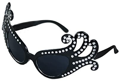 RAPPA Karnevalsbrille Lady G schwarz