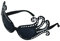 RAPPA Karnevalsbrille Lady G schwarz