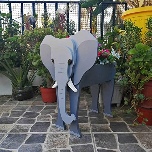plant pots,Plant Animal Flower Pot,Elephant Gifts for Elephant Lovers, Elephant Dog Planter, Cute Elephant Flower Pot for Garden Decoration, Elephant Shape Plant Container Holder for Stuff Gift, eleph