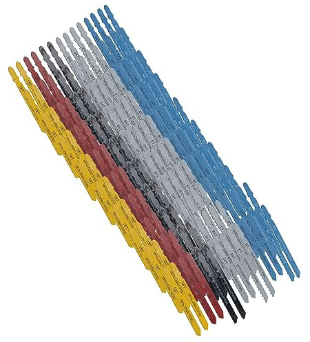 140pc Assorted Jigsaw Blades Set for Metal Wood Plastic T Shank Bosch Fitting