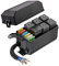 GUUZI Scatola Fusibili e Relè 12V Precablata, 6 Slot Relè e 6 Portafusibili ATC/ATO, con 6 Fusibili e 5 5 pin Relè JD1914 Relè e 1 4 pin RTT7121 Relè, Blocco Fusibili Relè per Auto, Camion