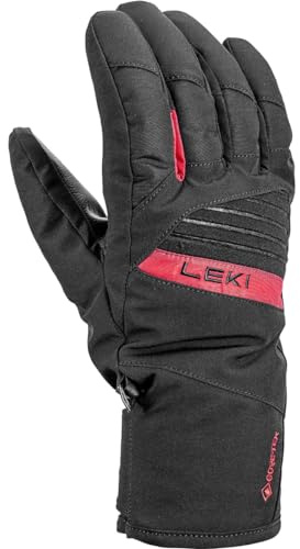 LEKI Space GTX Skihandschuh Snowboardhandschuh Unisex Collection 2023/24 (10, Black-red)