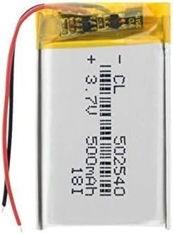 3.7 V 500 MAh 502540 Lipo Polymer Lithium Ion Battery, Rechargeable For Power Bank Driving Recorder Induction Lamp,1 Piece.