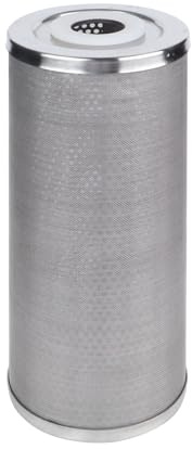 Amwater Stainless Steel Cleanable Wire Mesh Filter Cartridge 10”Length,4.5OD(300 Micron)
