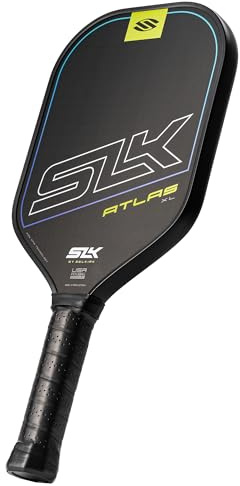 Selkirk Sport SLK Atlas 2025 - Paleta de pickleball | Cara de fibra de carbono cruda y núcleo de panal de polímero de control de revoluciones | Raqueta de pickleball de peso medio | aprobada por USAPA