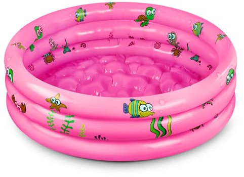 Piscina Hinchable Infantil ø 100 cm, Piscina Inflable, Piscina Hinchable, Piscina para Jardín Trasero Interior