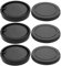 VGOL Lot de 3 capuchons en plastique et bouchon d'objectif arrière 64,5 x 19,2 mm compatible avec Sony A100 A200 A230 A290 Compatible avec Minolta AF Noir