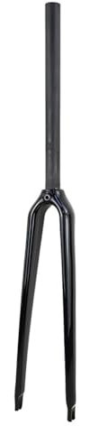 Forcella Rigida per Bicicletta Full Carbon Forcelle Anteriori per Bicicletta Forcella Rigida Forcella per Bicicletta MTB Accessori per Bici Dritti 3K Opaco/Lucido