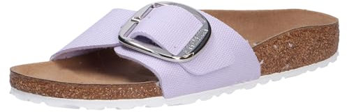 BIRKENSTOCK Madrid Big Buckle Rivet Logo Textile, Rosa rosa., 37 EU Stretta