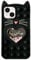 Asgens Fidget Pop Case for iPhone 13/14, Cartoon Lucky Black Cat Quicksand Bling Stars Push Bubbles Shockproof Silicone Soft Phone Case for Apple iPhone 13/14 6.1 inch