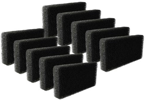 vhbw 10x Schaumfilter kompatibel mit Gorenje SP10/320 D7462J, SP10/320 D7560A, SP10/320 D7465J, SP10/320 D7465A++, SP10/320 D7464J Wäschetrockner