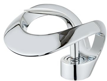 Wasserfall Waschtischarmatur, Wasserhahn Bad, Einhandmischer Waschbeckenarmatur für Badezimmer, Mischbatterie Messing (chrom)