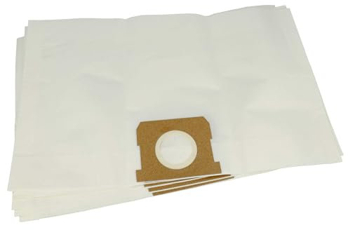 vhbw 5X Staubbeutel kompatibel mit Stihl SE 33 Staubsauger - Papier/Pappe, 30cm x 48cm Weiß