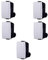 Moduli Bianchi, Compatibile Con Bticino Matix, interruttori, pulsanti, deviatori, dimmer, sensori, PIR, buzzer, Per Placche originali e compatibili (5x, interruttore)