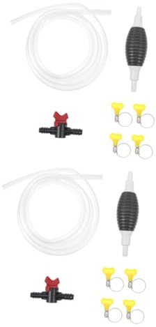 Gatuida 2 Ensembles d'huile pompe à eau portable pompe à eau alimentée au voiture rechargeable Chauffage water dispenser pump water pump pompe manuelle simple pompe portative PVC