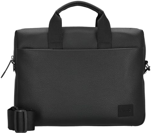 HUGO Ethon 2.0hi_s Doc C. 10266594, Pochette Simple pour Documents Hommes, Noir