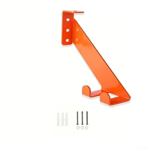 HEIBTENY Schwerlast-Wandmontiertes Kettensägen-Aufbewahrungsregal, 81,6 kg Tragkraft, Stahllegierung, mit 37-Grad-Winkel, für Garage, Werkstatt