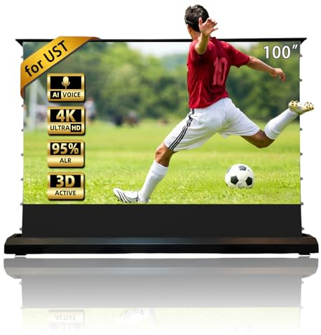 VeezuJoyz Motorized Rising ALR Screen HBSI V2.0 for UST Projector- 100 Inch