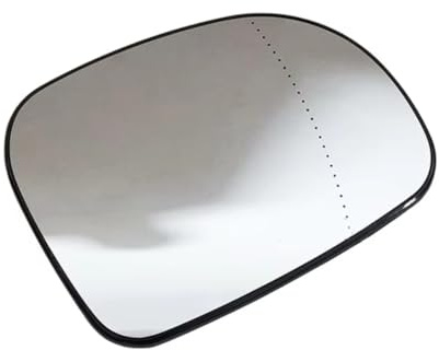 Rückspiegelglas kompatibel mit Mercedes-Benz Viano W639, beheiztes Spiegelglas, Anti-Totwinkel-Spiegel, Weitwinkel, OEM: A0008100919 A0008101019 (rechts)