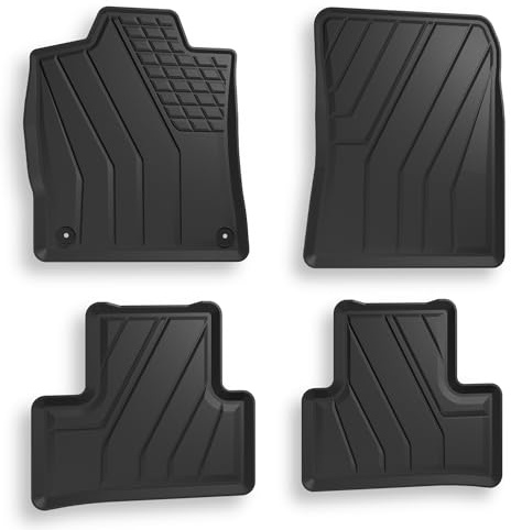 Gummifußmatten Set 4-teilig für Opel Astra L Sports Tourer Kombi (1/2022-) | Passgenau, Allwetter Automatten, formstabil, hoher Rand, wasserdicht, rutschfest, Serienbefestigung,