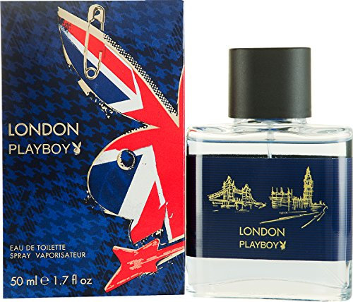Playboy London 50 ml Eau de Toilette Duft Spray für Ihn mit Geschenk Tüte