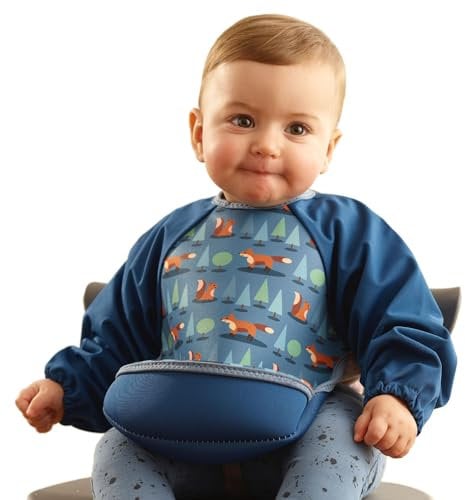 Lätzchen mit Ärmeln für Babys; Bibetta Ultrabib Latz mit Raglan-Ärmeln