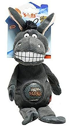 SwissPet Happy Farms Hundespielzeug, Esel