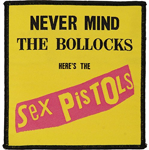 SEX PISTOLS PATCH AUFNÄHER # 16 NEVER MIND THE BOLLOCKS 10x10cm