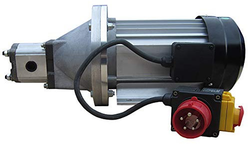 Unità idraulica LSA5500 – 400 V, motore elettrico, 3,5 kW con pompa idraulica, pompa ad ingranaggi per spaccalegna ribaltabile