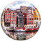 Weekino Jordaan Canal Amsterdam Niederlande Holland Kühlschrankmagnet 3D Kristallglas Tourist City Travel Souvenir Collection Geschenk Stark Kühlschrank Aufkleber