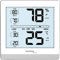 technoline WS 9470 - Raumklimastation, digitales Thermometer, Hygrometer, modernes Gehäuse, Temperatur und Luftfeuchte für verbesserte Genauigkeit kalibrierbar