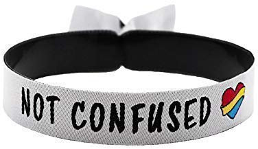 3x Not confused pansexuell Armband Festival Bändchen CSD Pride Lgbt