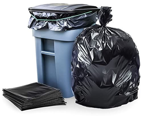 Plasticplace T64155BK Müllbeutel für Toter │ 1,5 mm │ schwarze robuste Müllsäcke │ 127 x 152,4 cm (25 Stück)