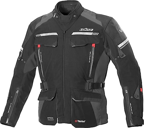 Büse Highland 2 Motorrad Textiljacke, schwarz/grau, 8XL