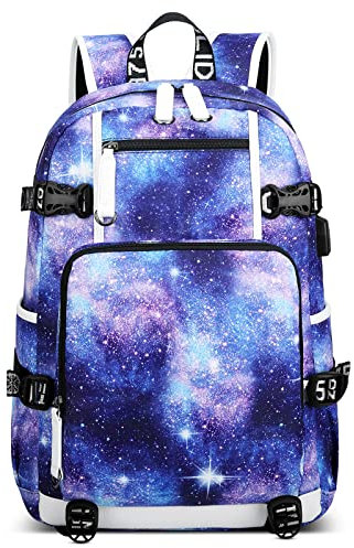 DORRISO Zaino per Laptop da 14 Pollici con Porta di Ricarica USB - Grande Capacità per Lavoro, College, Viaggio, Outdoor