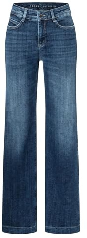 Mac - Damen 5-Pocket Jeans, Dream Wide Authentic (5439-90-0358L)